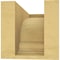 Ekena Millwork 6"W x 12"D x 6"H Wide Warren Rough Cedar Woodgrain TimberThane Corbel, Primed Tan CORUR06X12X06WARRCPR - alternate 2
